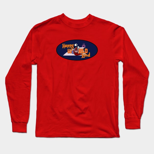 Happy World Land Long Sleeve T-Shirt by RobotGhost